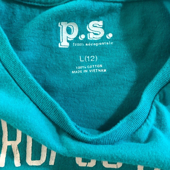 Aéropostale p.s. from aeropostale Logo Tee Vintage PS Appliqué - Picture 4 of 7